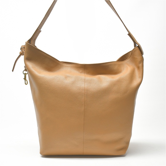 LUCKY BRAND Pebbled Leather Bucket Bag - Picture 3 of 10